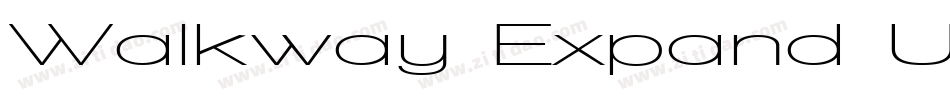 Walkway Expand UltraBold字体转换